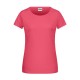 T-Shirt JAMES & NICHOLSON JN8007 Donna Ladies' Basic-T 100%C Manica corta,Setin