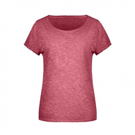 T-Shirt JAMES & NICHOLSON JN8015 Donna Ladies' Slub-T 100%C Manica corta,Setin