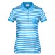 Polo JAMES & NICHOLSON JN8029 Donna Ladies' Polo Striped 100%OCS Manica corta,Setin