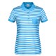 Polo JAMES & NICHOLSON JN8029 Donna Ladies' Polo Striped 100%OCS Manica corta,Setin