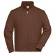 Felpa JAMES & NICHOLSON JN836 Unisex,Uomo WORKWEAR SWEAT/Z 70%C 30%P Manica lunga,Setin