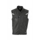 Soft shell JAMES & NICHOLSON JN845 Uomo Workwear Softshell Vest 100%P 
