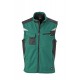 Soft shell JAMES & NICHOLSON JN845 Uomo Workwear Softshell Vest 100%P 
