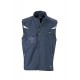 Soft shell JAMES & NICHOLSON JN845 Uomo Workwear Softshell Vest 100%P 