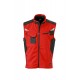 Soft shell JAMES & NICHOLSON JN845 Uomo Workwear Softshell Vest 100%P 