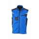 Soft shell JAMES & NICHOLSON JN845 Uomo Workwear Softshell Vest 100%P 