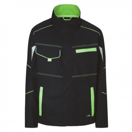 Giacca JAMES & NICHOLSON JN849 Unisex Workwear Jacket 97%C3%E Manica lunga