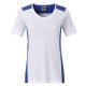 T-Shirt JAMES & NICHOLSON JN859 Donna W Workwear T Level 2 50%C 50%P Manica corta,Setin