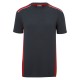 T-Shirt JAMES & NICHOLSON JN860 Uomo M Workwear T Level 2 50%C 50%P Manica corta,Setin