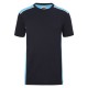 T-Shirt JAMES & NICHOLSON JN860 Uomo M Workwear T Level 2 50%C 50%P Manica corta,Setin