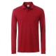 Polo JAMES & NICHOLSON JN866 Uomo M Workwear Polo LS 50%C 50%P Manica lunga