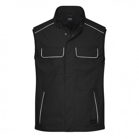 Soft shell JAMES & NICHOLSON JN881 Work. Softsh. Light Vest 100%P 