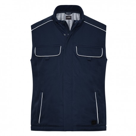 Soft shell JAMES & NICHOLSON JN885 Work.Softsh. Padded Vest100%P 