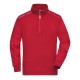 Felpa JAMES & NICHOLSON JN895 Work Half-zip Sweat 70%C 30%P 