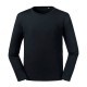 T-Shirt RUSSELL EUROPE JE100M Uomo Men's Pure L/S Tee 100%OCS Manica lunga,Setin