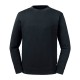 Felpa RUSSELL EUROPE JE208M Uomo Pure Reversible Sweat100%OCS Manica lunga,Setin