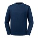 Felpa RUSSELL EUROPE JE208M Uomo Pure Reversible Sweat100%OCS Manica lunga,Setin