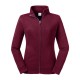 Felpa RUSSELL EUROPE JE267F Donna wAuthentic Sweat Jac80%C 20%P Manica lunga,Setin