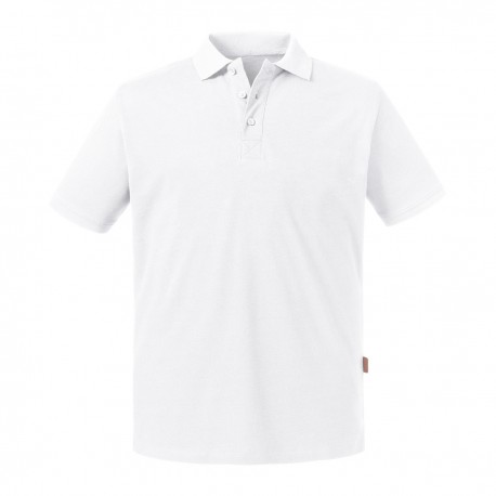 Polo RUSSELL EUROPE JE508M Uomo Men's Pure Organic Polo100%C Manica corta