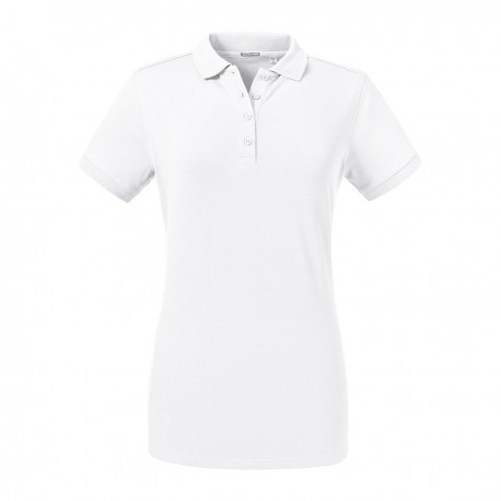 Polo RUSSELL EUROPE JE567F Donna WTailored Stretch Polo95%C 5%L Manica corta