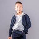 Felpa COLORE ITALIANO MIK850 Bambino K Sweat with pocket70%C30%P Manica lunga,Setin