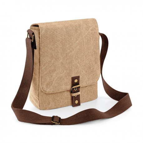 Borsa QUADRA QD624 Unisex VINTAGE CANVAS IPAD 23X28X7 