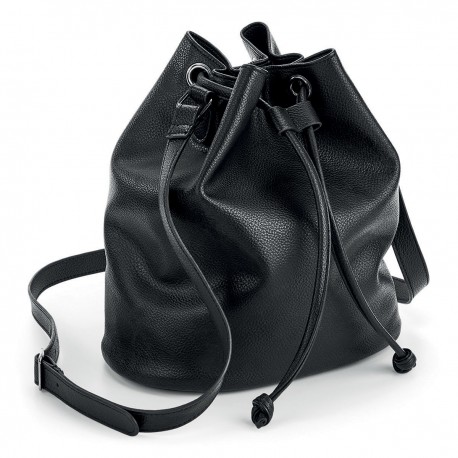 Borsa QUADRA QD886 Unisex NuHide Bucket Bag 100%PU 