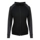 Felpa AWDIS JUST COOL JC058 Donna Girl Contrast Zoodie 92%P8%E Manica lunga,Raglan