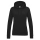 Felpa AWDIS JUST HOODS JH001F Donna GIRLIE COLLEGE HOODIE 80%C20%P Manica lunga,Setin