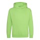 Felpa AWDIS JUST HOODS JH001J Unisex KIDS HOODIE 80%C. 20%P Manica lunga