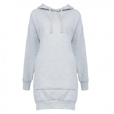 Felpa AWDIS JUST HOODS JH015 Donna Hoodie Dress 80%C 20%P Manica lunga,Setin