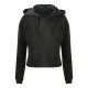 Felpa AWDIS JUST HOODS JH016 Donna Cropped Hoodie 80%C 20%P Manica lunga,Setin