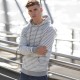 Felpa AWDIS JUST HOODS JH018 Uomo Nautical Stripe Hoodie Manica lunga,Setin