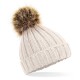 Cappello BEECHFIELD B412A Baby Infant Pom Pom Beanie 100%A 