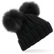 Cappello BEECHFIELD B414 Unisex Faux Fur Pop Pom Beanie100%A 