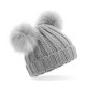 Cappello BEECHFIELD B414A Baby Infant Pom Pom Beanie 100%A 