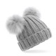 Cappello BEECHFIELD B414B Bambino Junior Pom Pom Beanie 100%A 