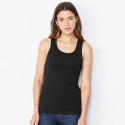 T-Shirt BELLA+CANVAS BE1080 Donna BABY RIB TANK 100% C Senza maniche,Setin