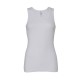 T-Shirt BELLA+CANVAS BE1080 Donna BABY RIB TANK 100% C Senza maniche,Setin