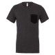 T-Shirt BELLA+CANVAS BE3021 Uomo JERSEY POCKET TEE 100% C Manica corta,Setin