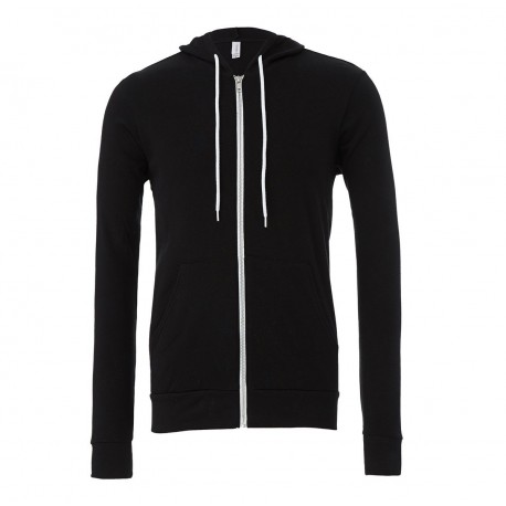 Felpa BELLA+CANVAS BE3739 Unisex,Uomo,Donna FULL ZIP HOODIE 60%C 40%P Manica lunga,Setin