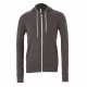 Felpa BELLA+CANVAS BE3739 Unisex,Uomo,Donna FULL ZIP HOODIE 60%C 40%P Manica lunga,Setin