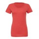 T-Shirt BELLA+CANVAS BE8413 Donna WOMEN TRIBLEND T 50%P25%C25%R Manica corta,Setin