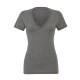 T-Shirt BELLA+CANVAS BE8435 Donna W/TRIBLEND V NECK 50%P25%C25%R Manica corta,Setin