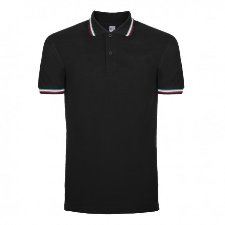 Polo BS BS200 Unisex,Uomo POLO ITALY 100%C PIQUE' M/C Manica corta