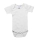 Baby THE COTTON FACTORY CF800 Baby BABY BODY SHORT SLEEVES 100%C Manica corta