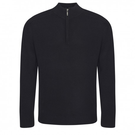 Felpa AWDIS ECOLOGIE EA061 Uomo WAKHAN 1/4 ZIP SWEAT 70%C 30%P Manica lunga,Setin