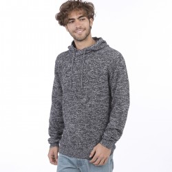 Felpa AWDIS ECOLOGIE EA080 Uomo IGUAZU KNITTED HOODY 70%C 30%P Manica lunga,Setin