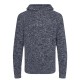 Felpa AWDIS ECOLOGIE EA080 Uomo IGUAZU KNITTED HOODY 70%C 30%P Manica lunga,Setin