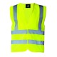 Giacca KORNTEX KXVR Unisex Four Reflective Stripes100%P Senza maniche